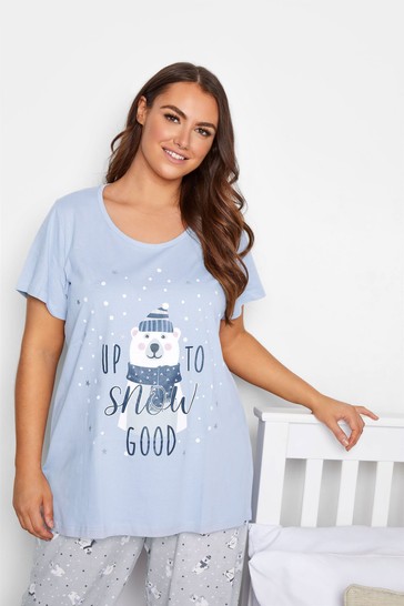 Yours Polar Bear Wide Leg PJ Set