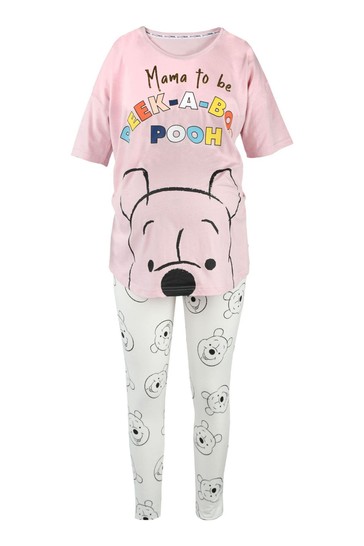 خيوط الماركة BCI Disney Winnie The Pooh Pink Maternity Pajamas