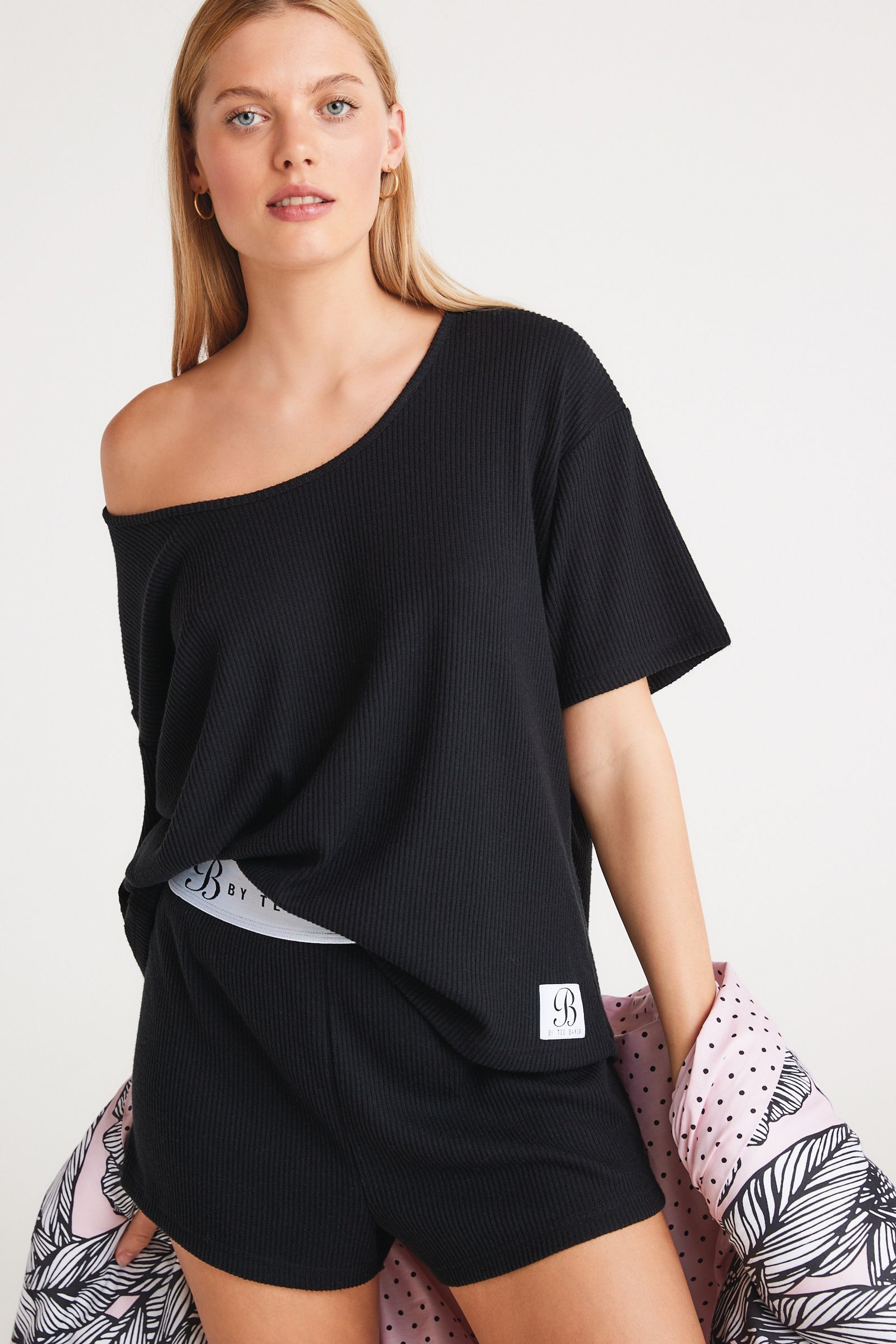 B by Ted Baker Rib Loungewear T-Shirt