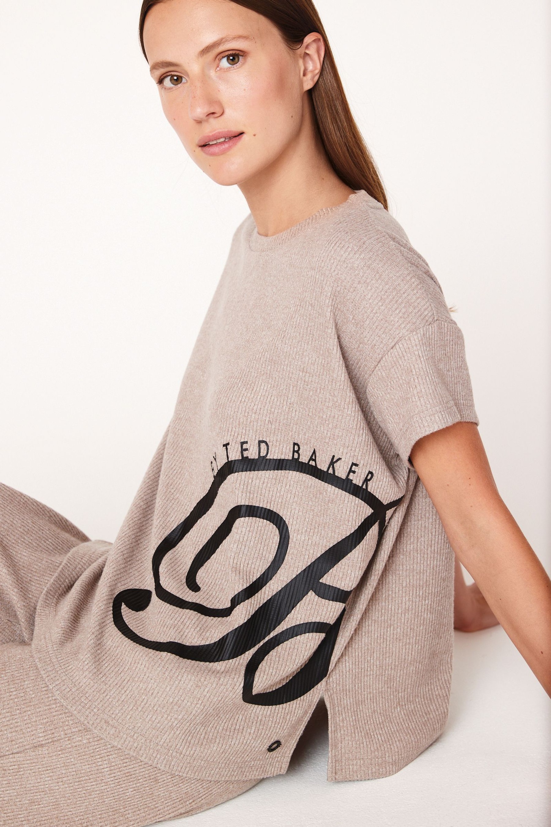 تي شيرت B by Ted Baker Rib Loungewear