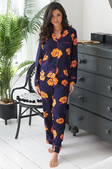 Pour Moi Luxe Woven Twill Pyjama Set