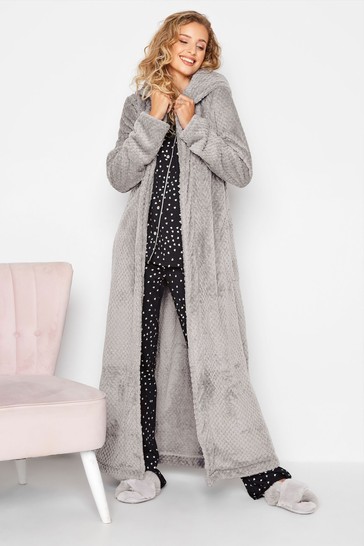 Long Tall Sally Honeycomb Hooded Dressing Gown