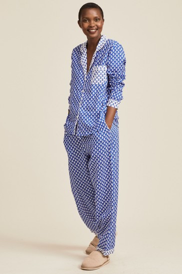 Aspiga Blue Organic Cotton Pyjama Set