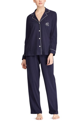 Lauren Ralph Lauren® Navy Blue Modal Pyjama Set