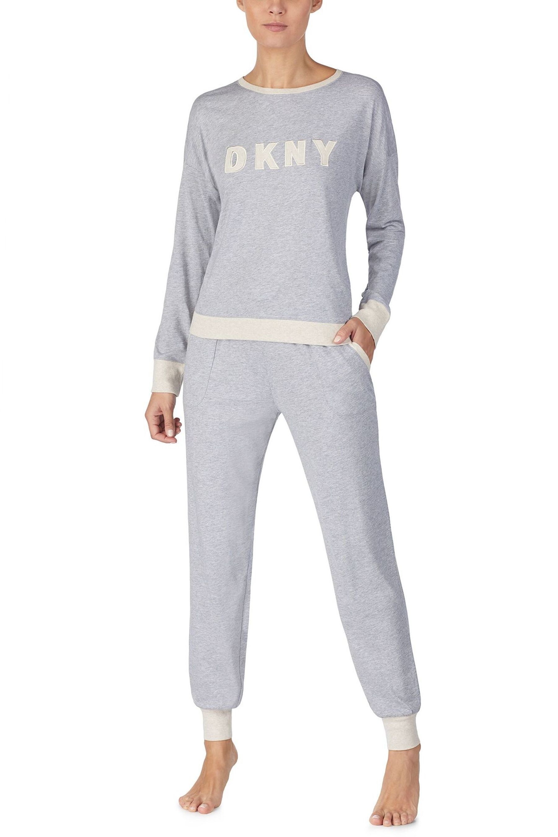 DKNY Signature Top And Joggers Pyjama Set