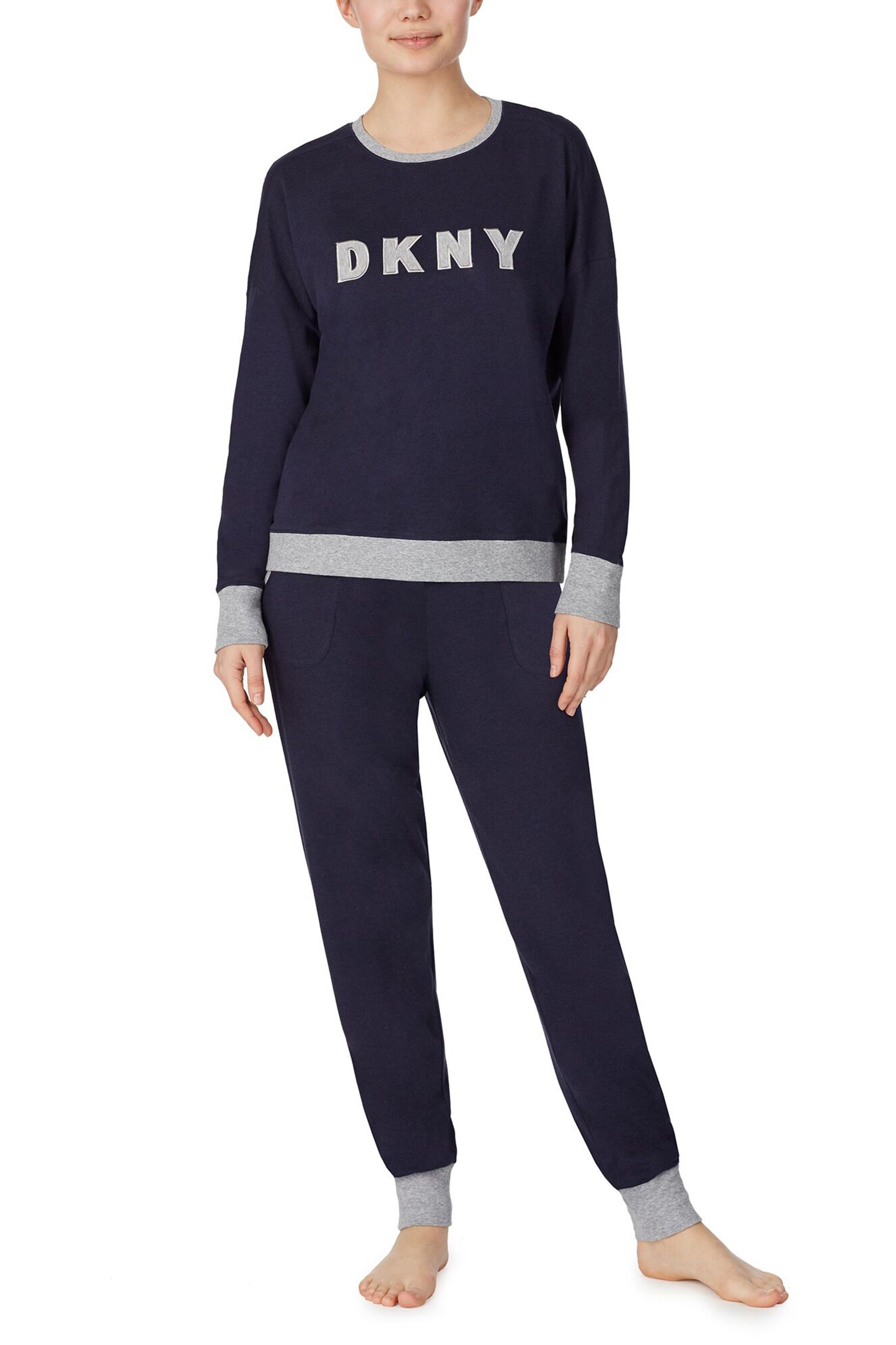 DKNY Signature Top And Joggers Pyjama Set