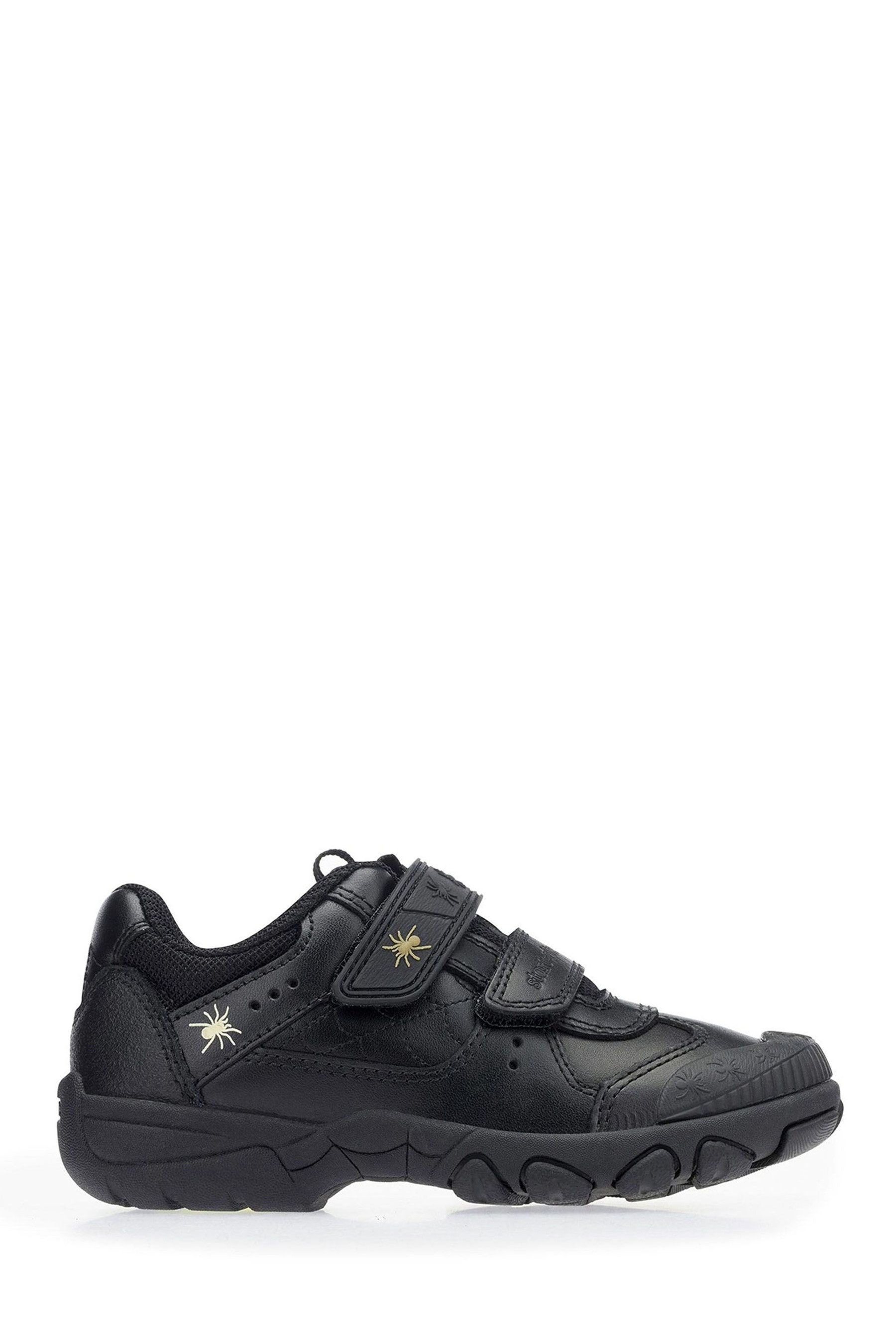 Start-Rite Tarantula Spider Black Leather School Shoes Standard Fit