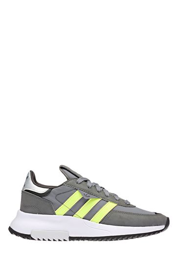 حذاء رياضي دانتيل رمادي Retropy Youth من adidas Originals