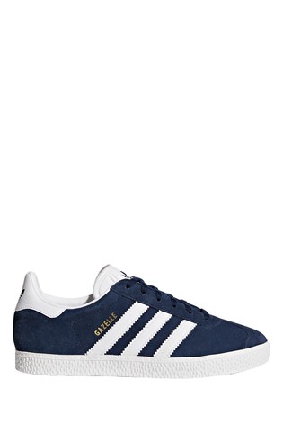 adidas Originals Navy/White Gazelle Trainers