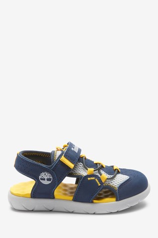 Timberland® Navy Perkins Row 2 Strap Sandals