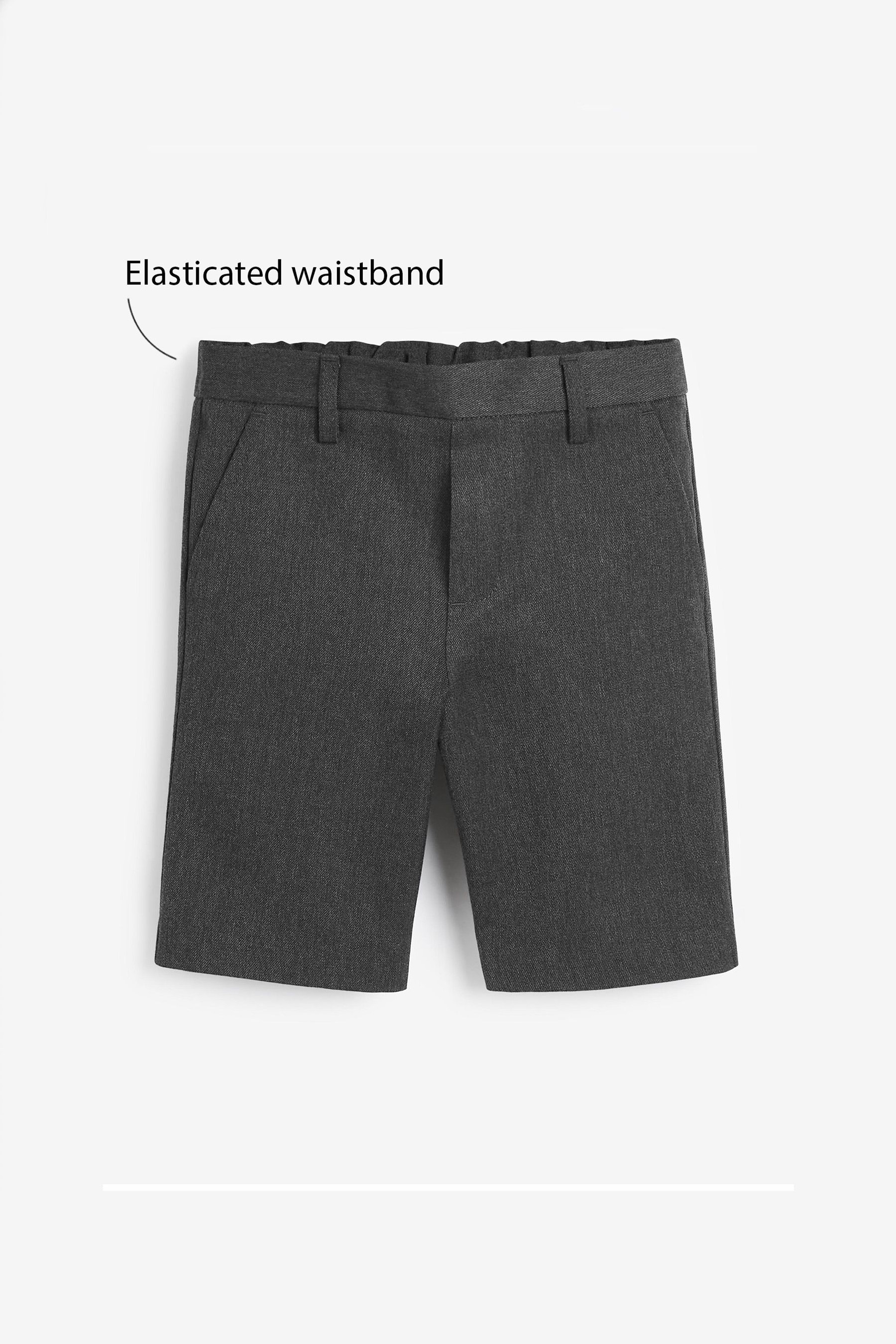 Flat Front Shorts (3-14yrs) Pull-On Waist