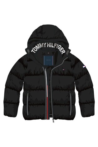 Tommy Hilfiger Black Essential Down Jacket