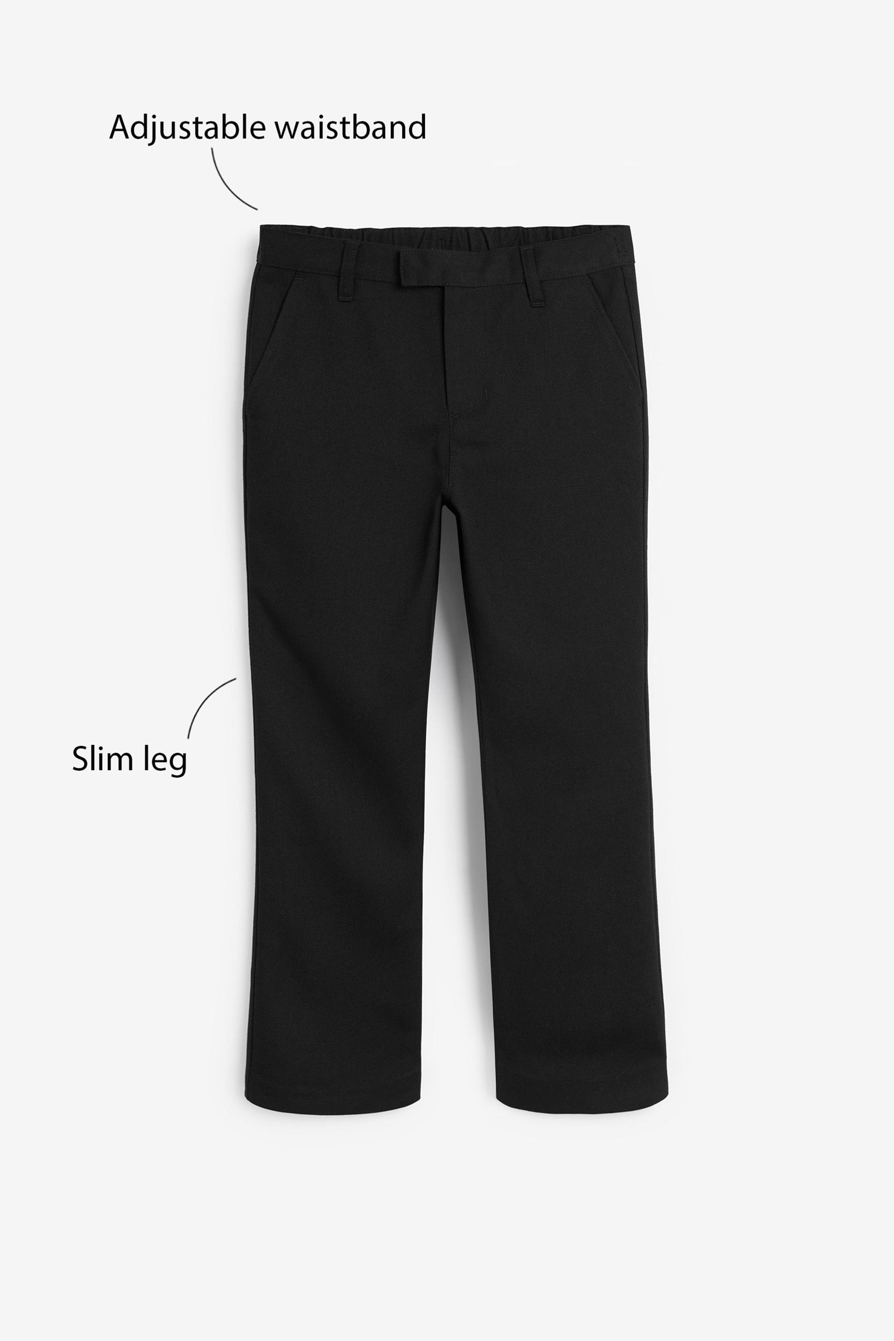 Formal Slim Leg Trousers (3-17yrs) Regular Waist