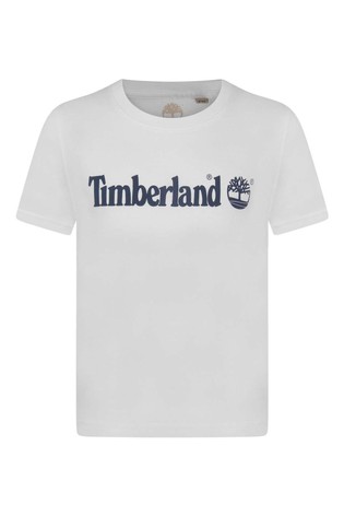 Timberland White Logo T-shirt
