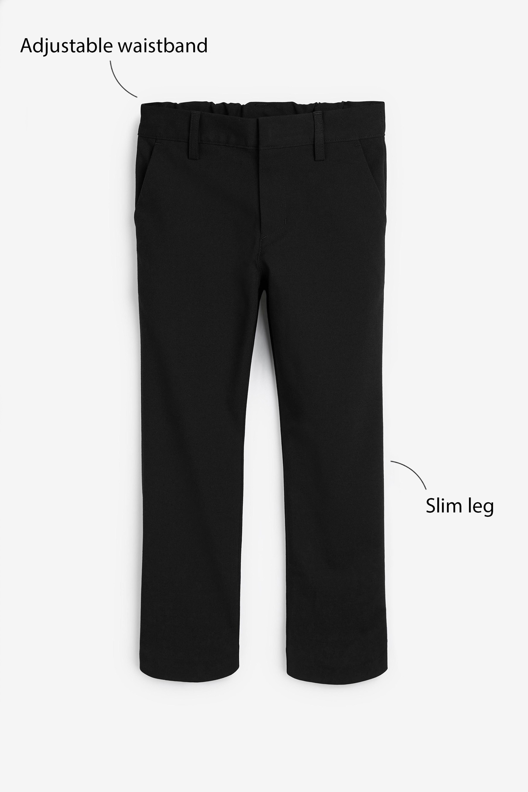 Formal Stretch Skinny Trousers (3-17yrs) Slim Waist