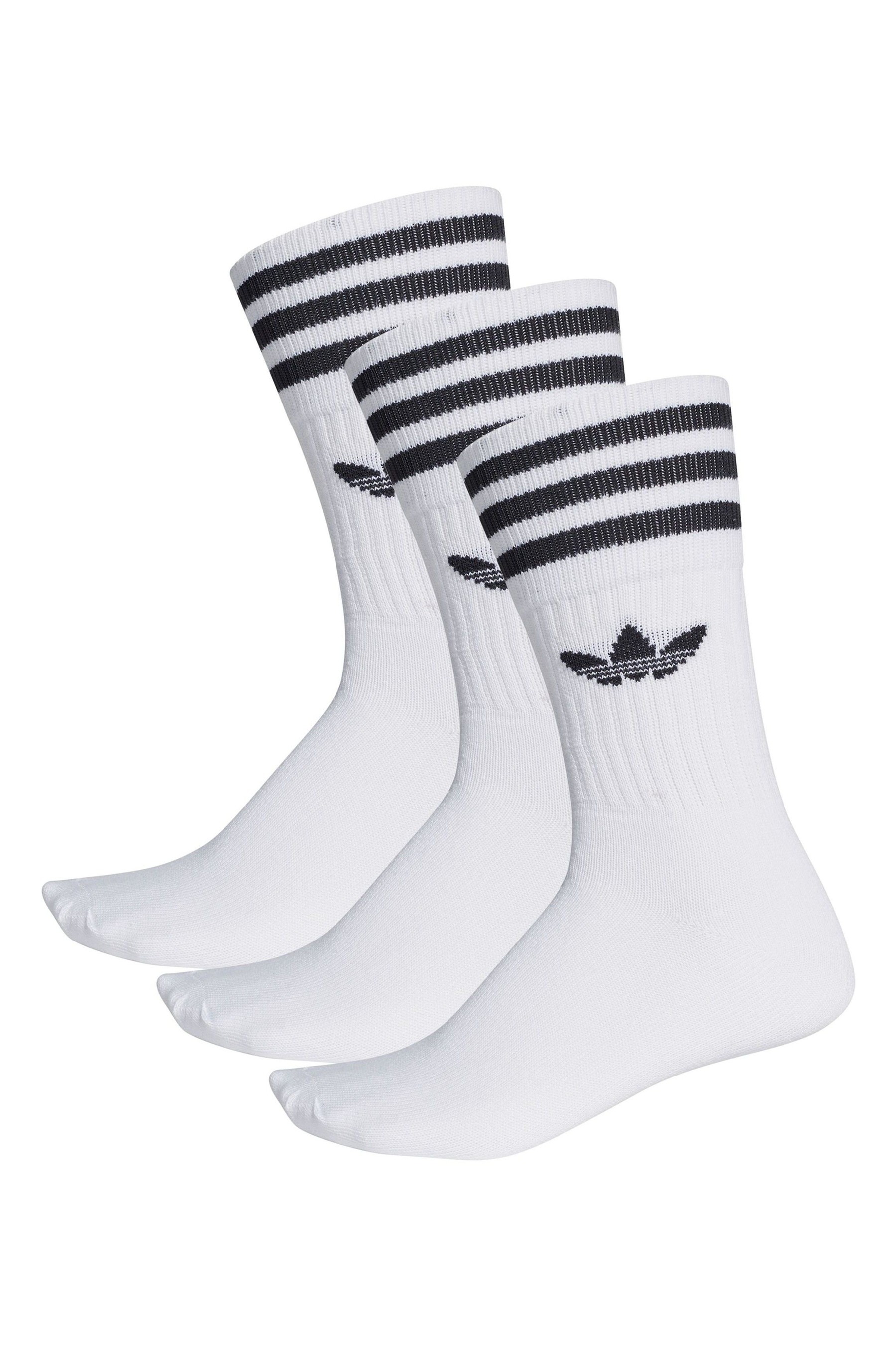 adidas Originals Kids Trefoil Crew Socks Three Pack