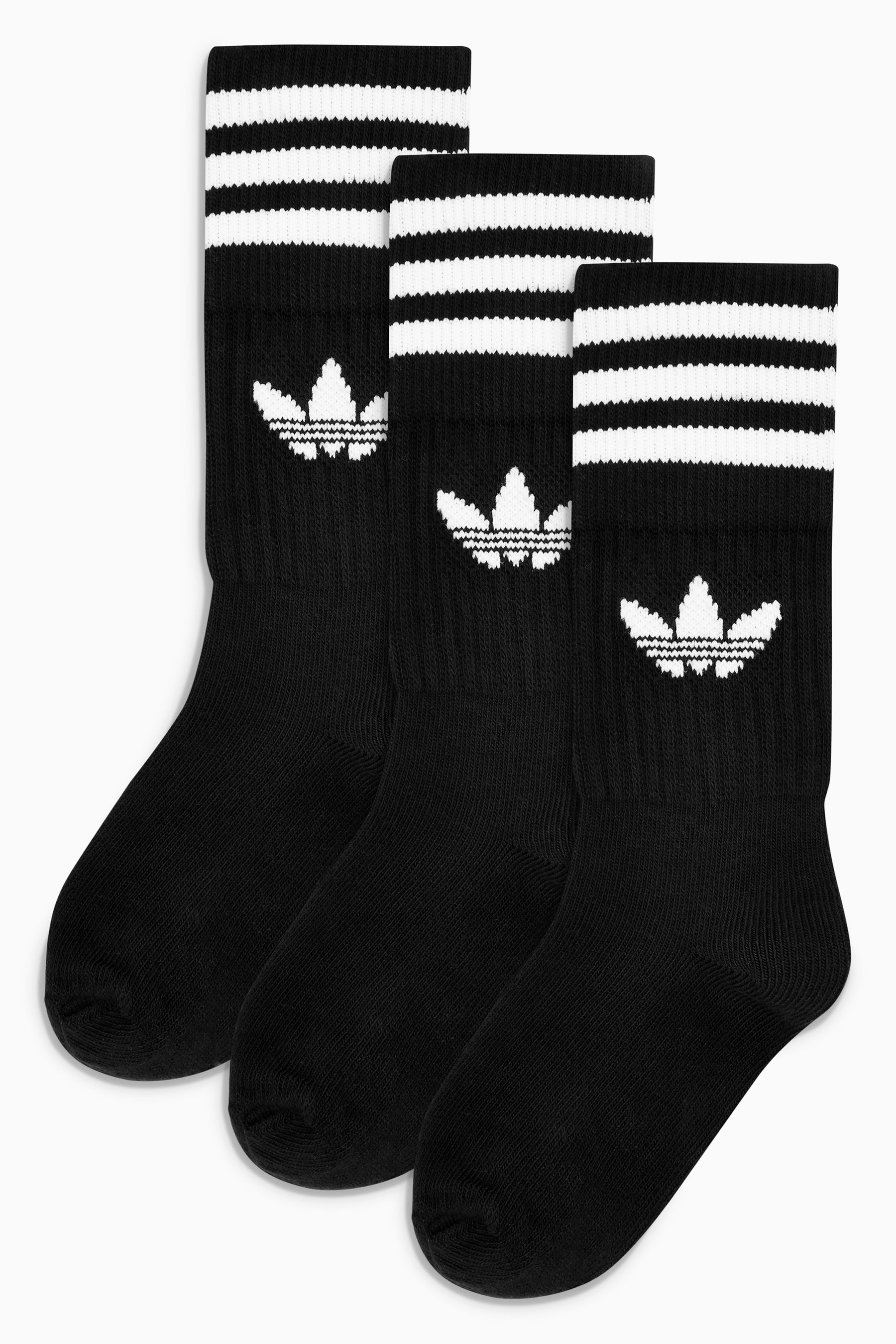 adidas Originals Kids Trefoil Crew Socks Three Pack