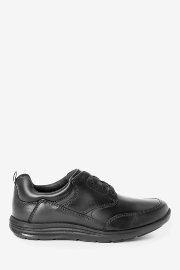 School Leather Lace-Up Shoes Narrow Fit (E)