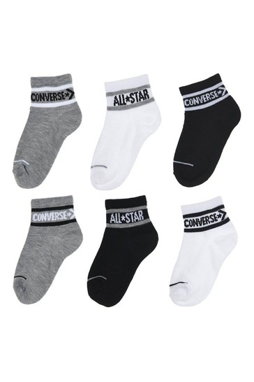 Converse Kids Ankle Socks 6 Pack