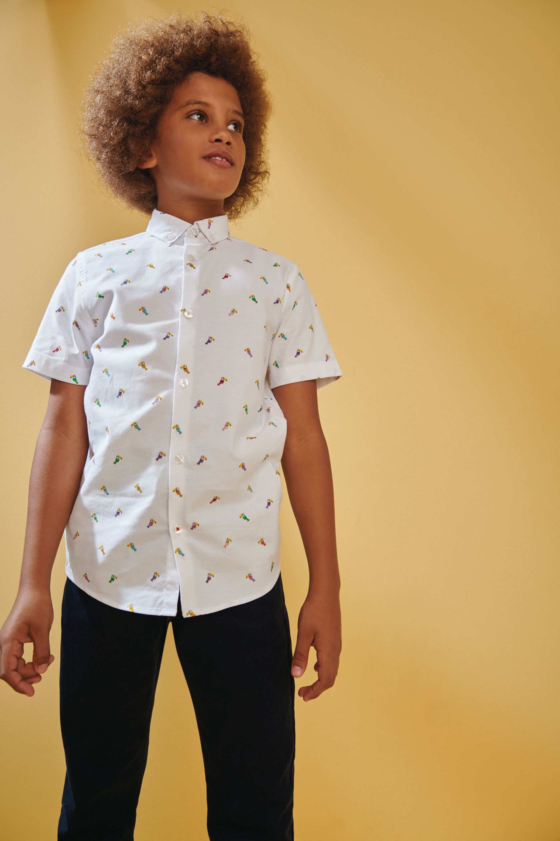 Oxford Shirt (3-16yrs) Short Sleeve