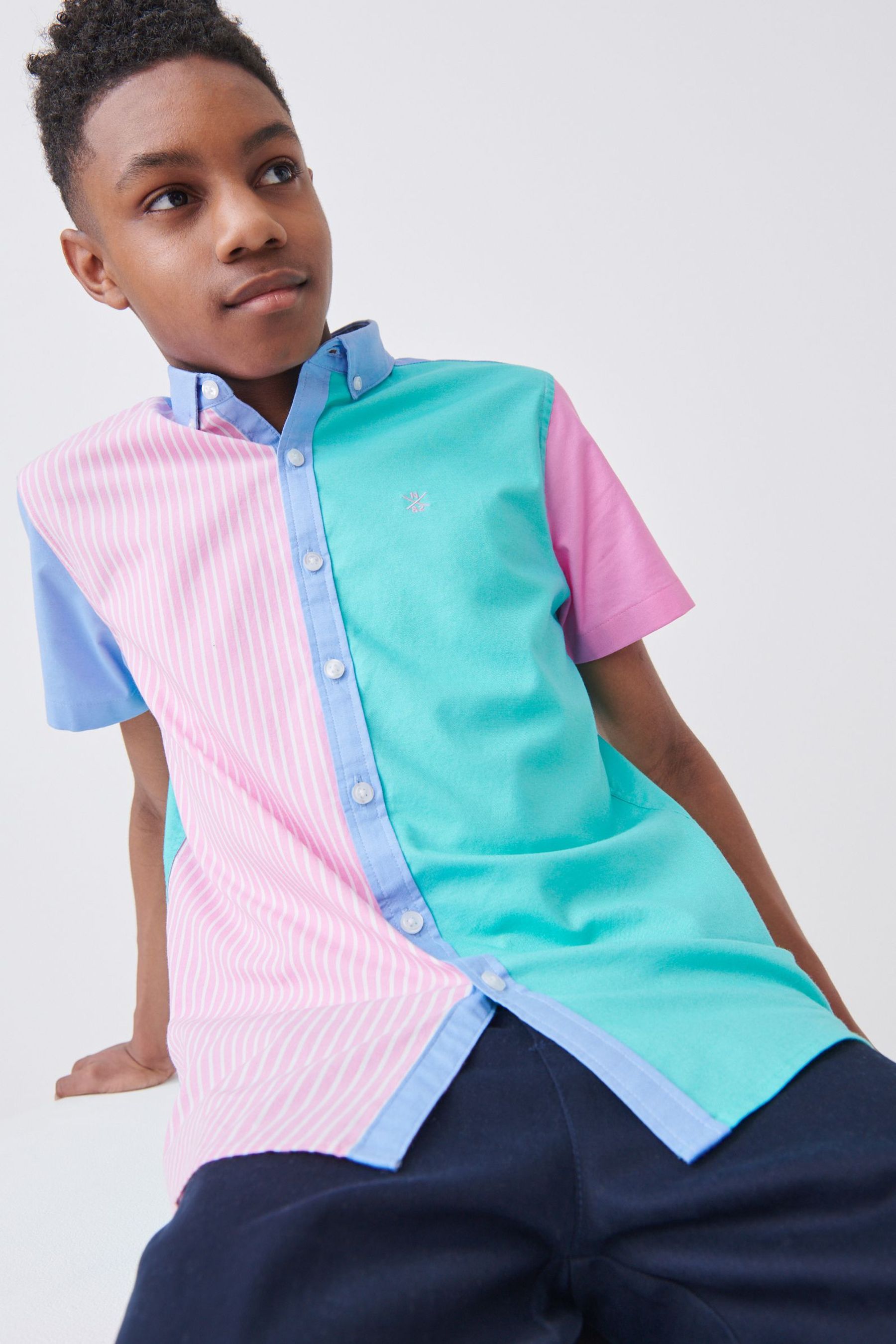 Oxford Shirt (3-16yrs) Short Sleeve