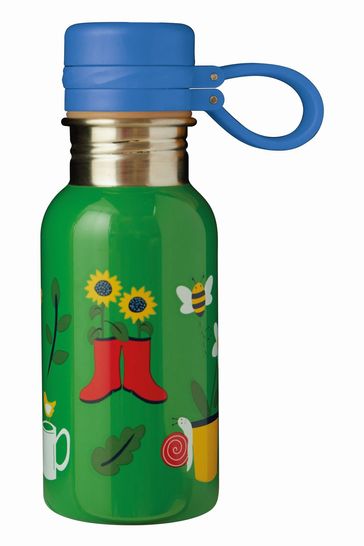 Frugi x The National Trust Green Splish Splash Steel Bottle