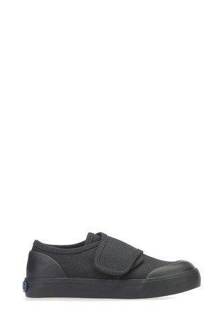 Start-Rite Skip Black School P E Plimsolls