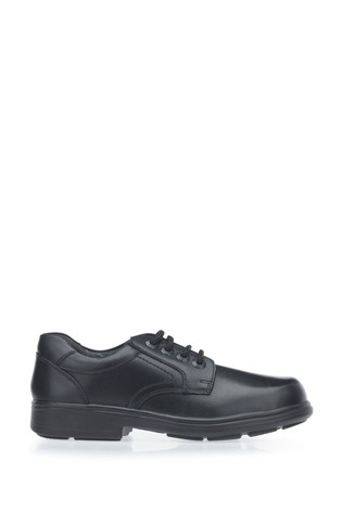 Start Rite Isaac Black Leather Lace Up School Shoes