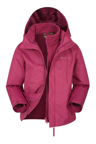 Mountain Warehouse Fell Kids 3 In 1 Water Resistant Jacket