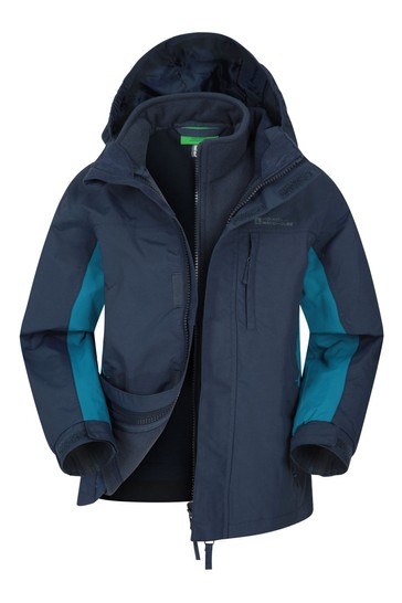 Mountain Warehouse Cannonball 3 In 1 Kids Waterproof Jacket