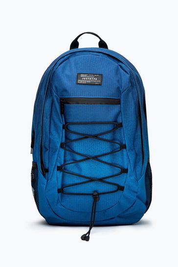 Hype. Blue Speckle Fade Military Patch Maxi Backpack