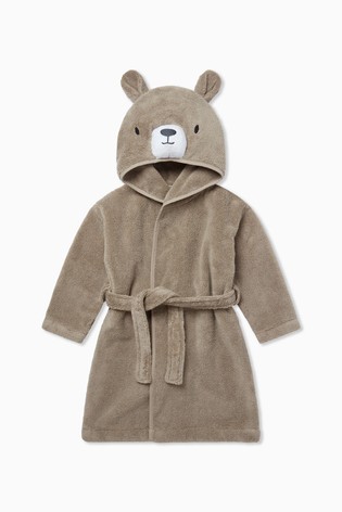 Mori Brown Bear Bath Robe