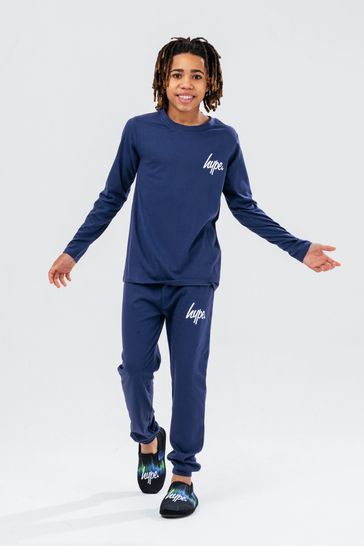 Hype. Kids Blue Long Sleeve Pyjama Set