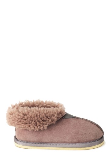 Celtic & Co Kids Pink Sheepskin Slippers