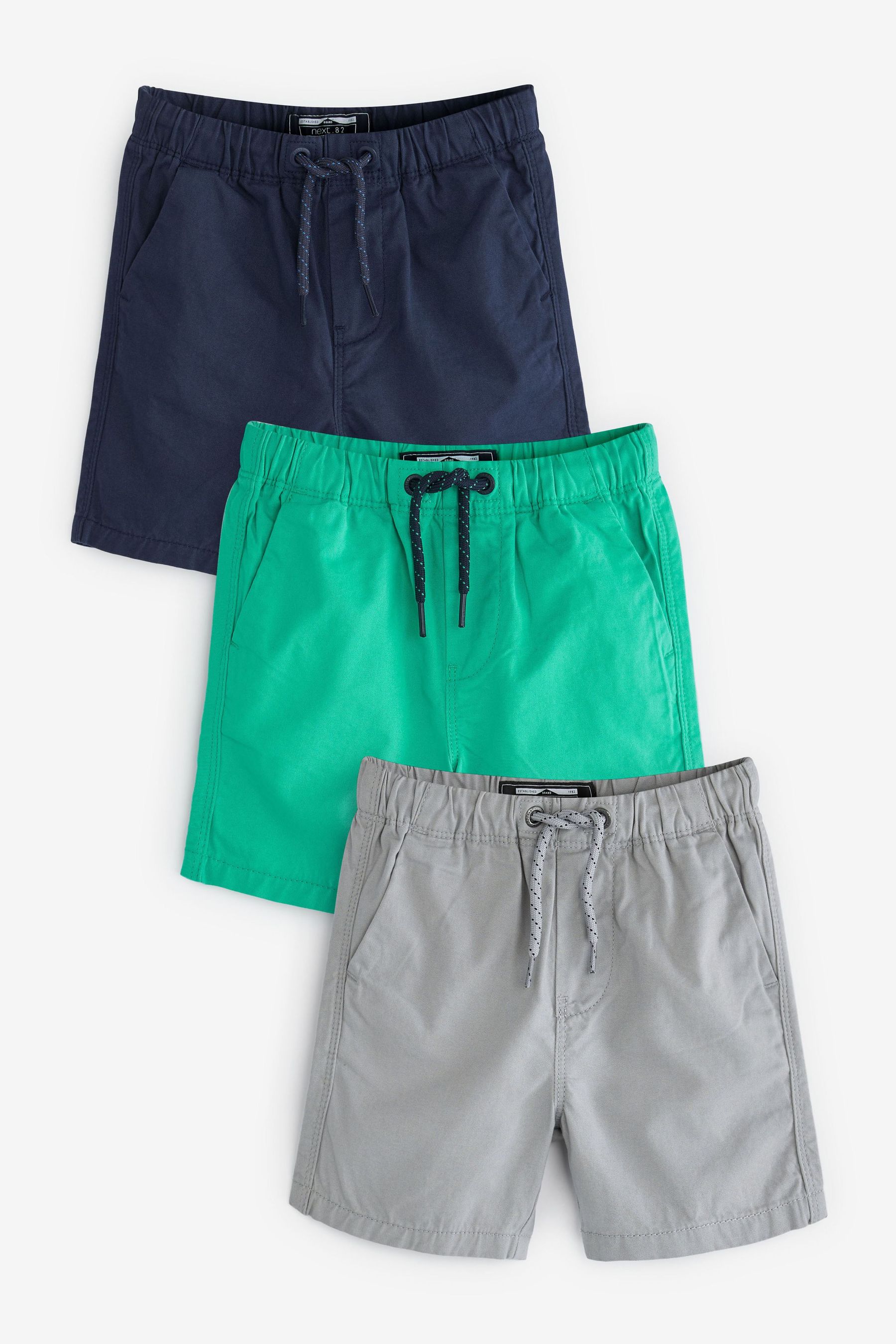 3 Pack Pull-On Shorts (3mths-7yrs)