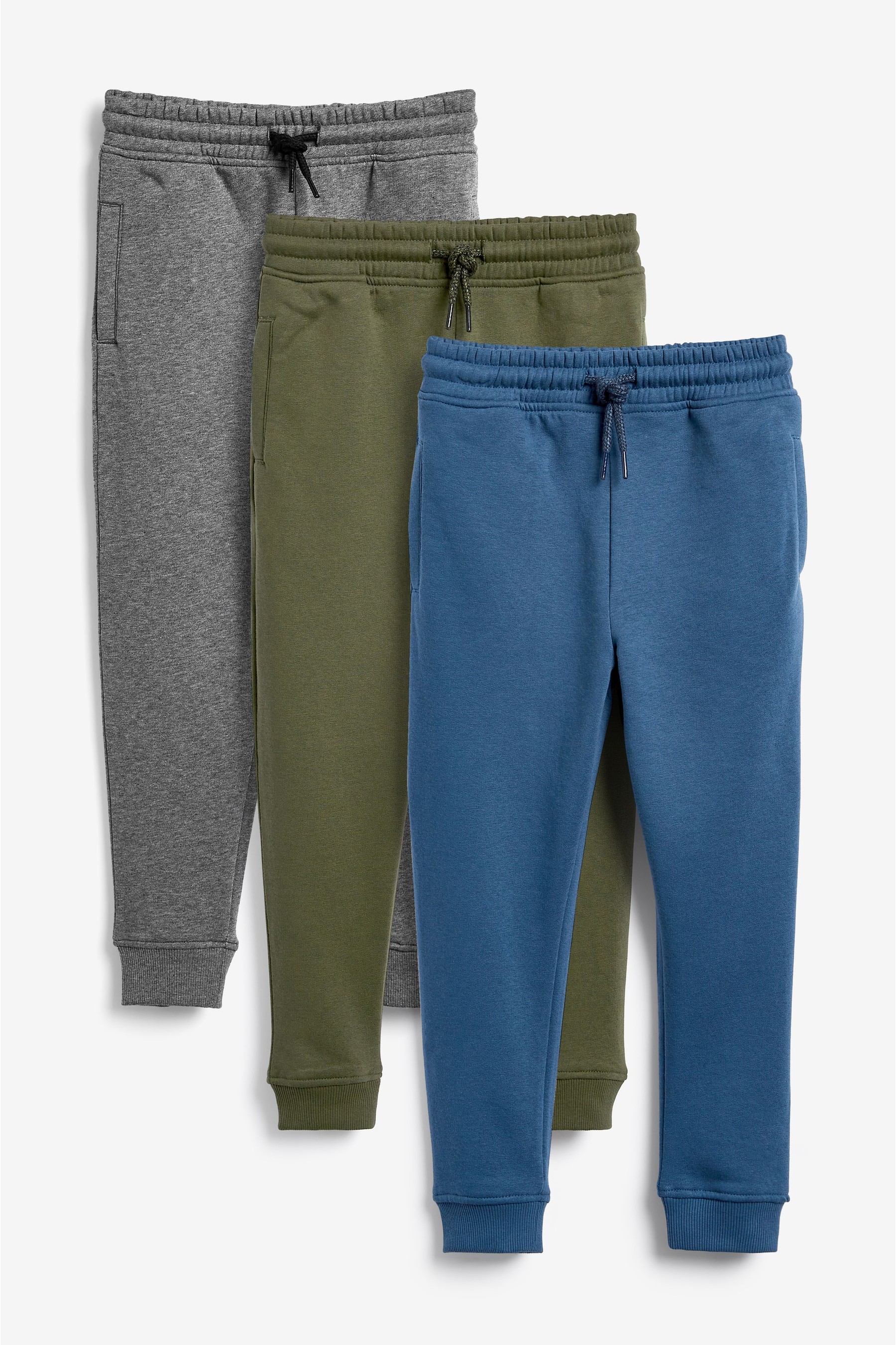 3 Pack Joggers (3-16yrs) Slim Fit