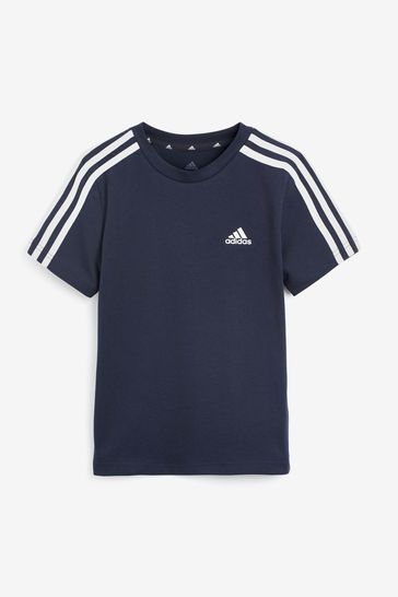 تي شيرت أساسي 3 أشرطة من Adidas