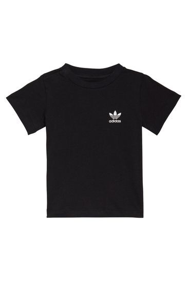 تي شيرت أسود Adicolor من adidas Originals