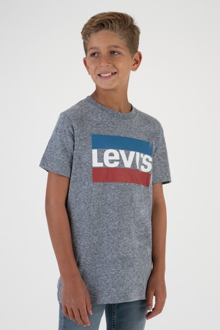 تي شيرت رياضي رمادي بشعار من Levi's®