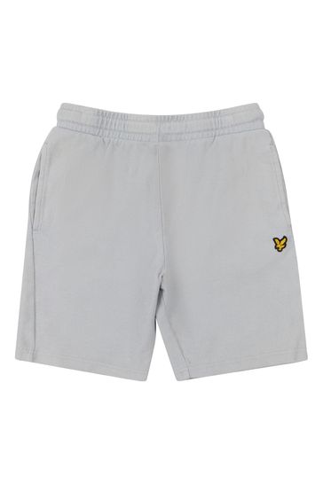 Lyle & Scott Grey Reverse Loopback Shorts