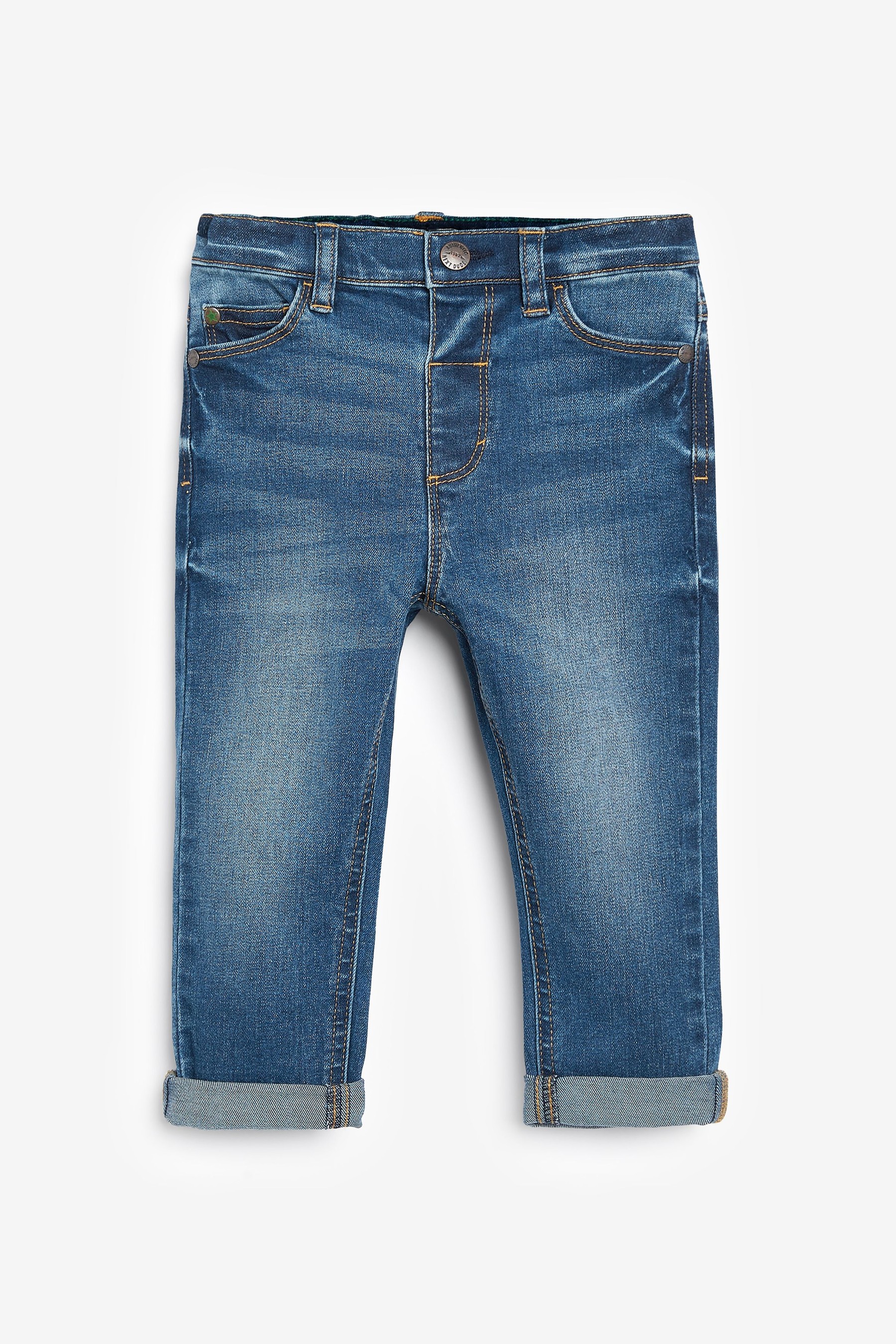 Five Pocket Jeans With Stretch (3mths-7yrs) Regular Fit