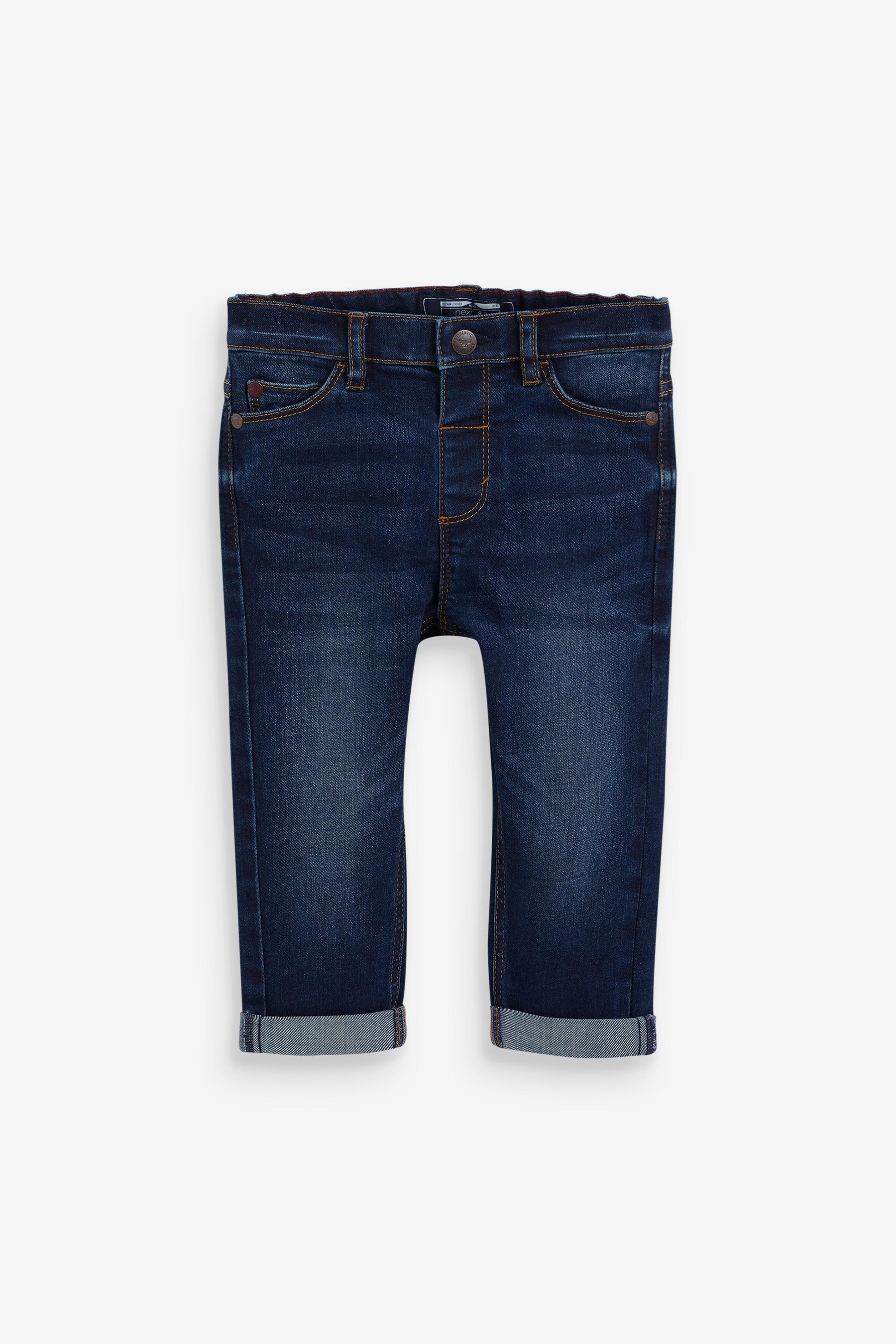 Five Pocket Jeans With Stretch (3mths-7yrs) Regular Fit