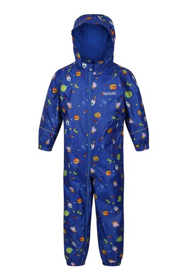 Regatta Blue Peppa Pig Waterproof Pobble Suit