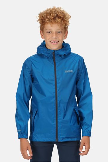 Regatta Kids Pack It III Blue Waterproof Jacket