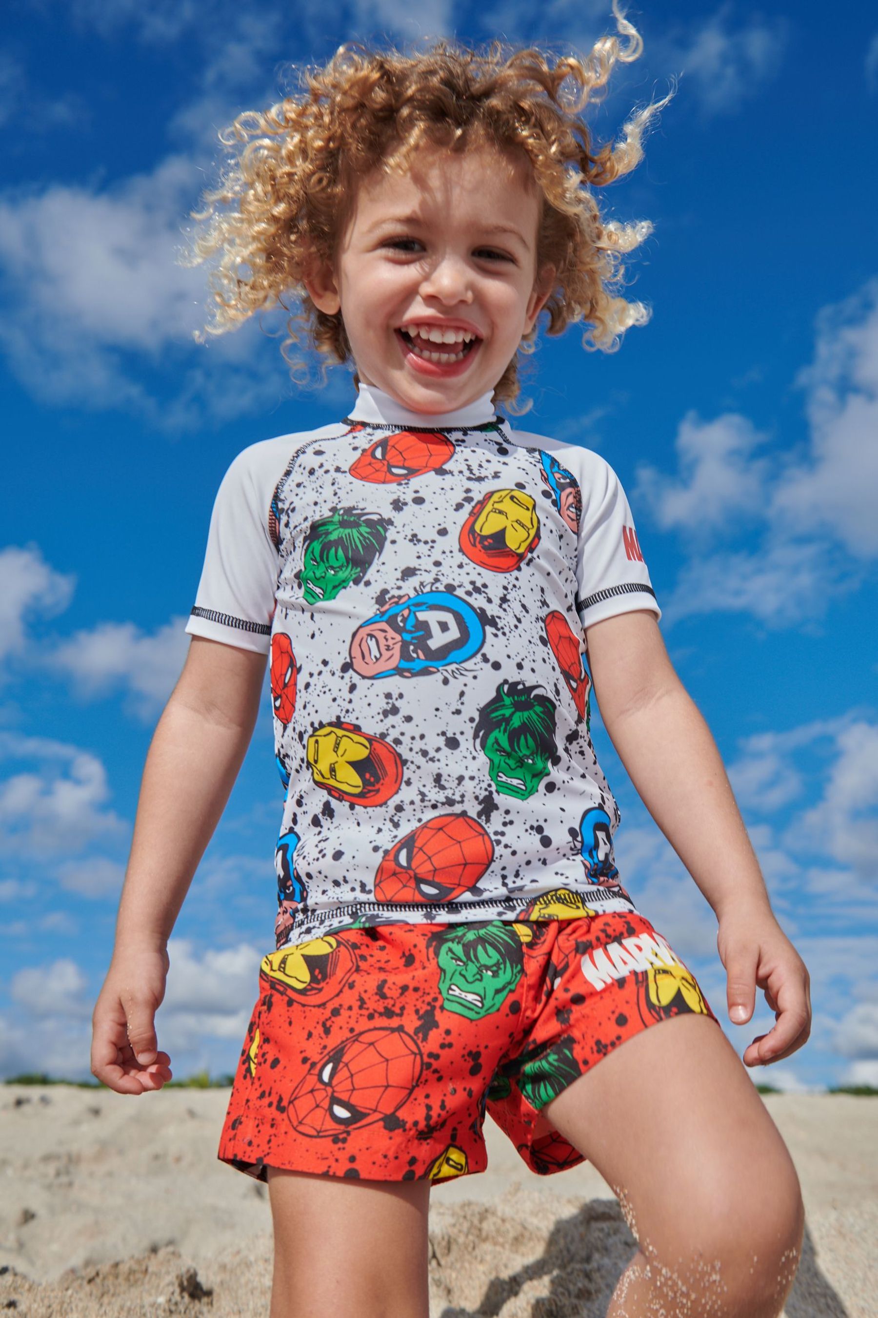 Rash Vest And Shorts Set (3mths-8yrs)