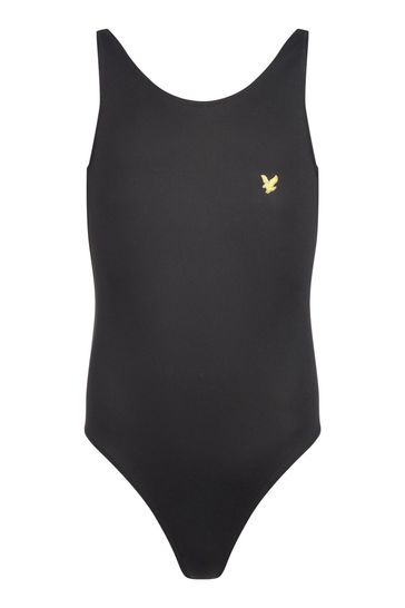 ملابس سباحة سوداء من Lyle & Scott