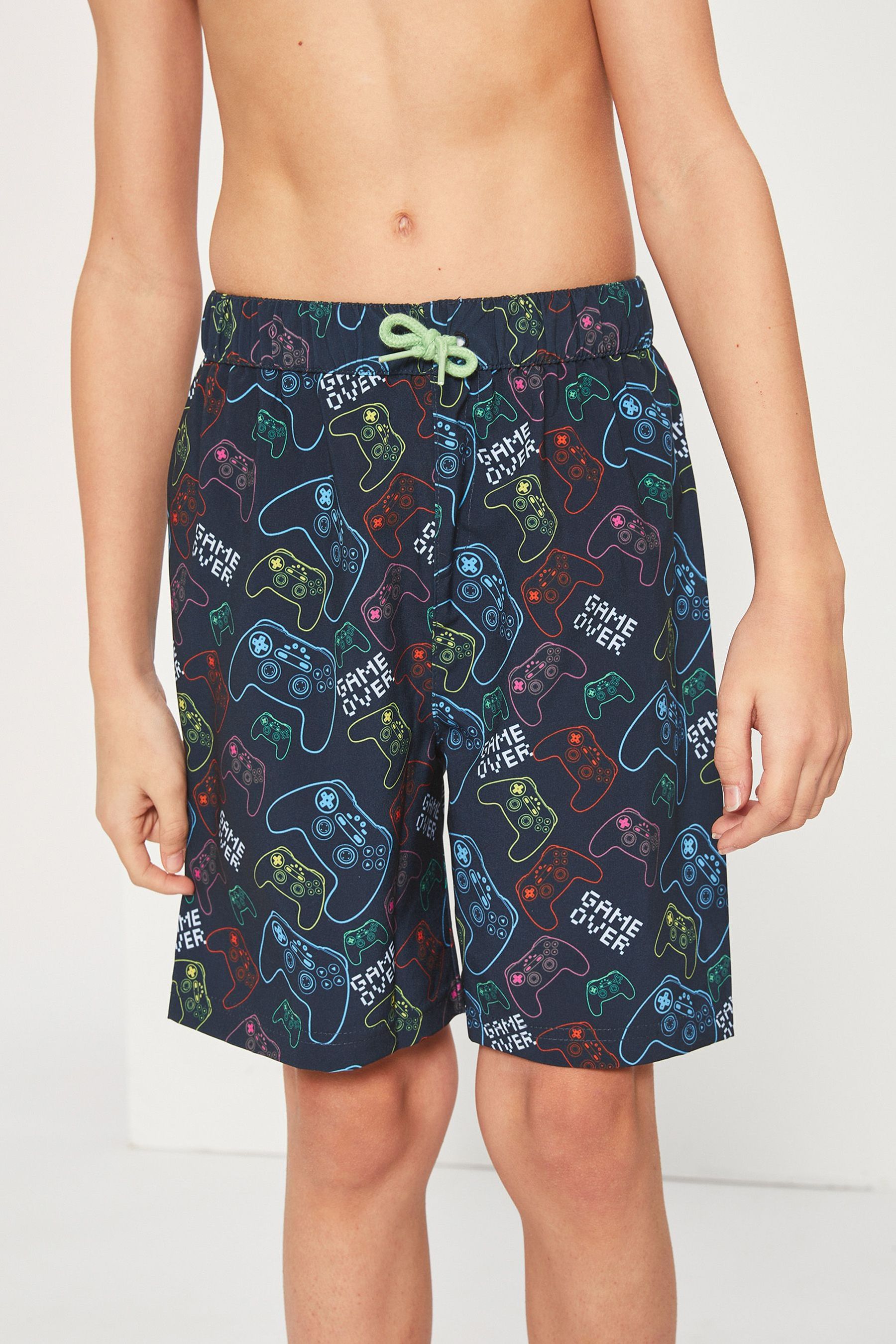 Harry Bear Pattern Swim Short