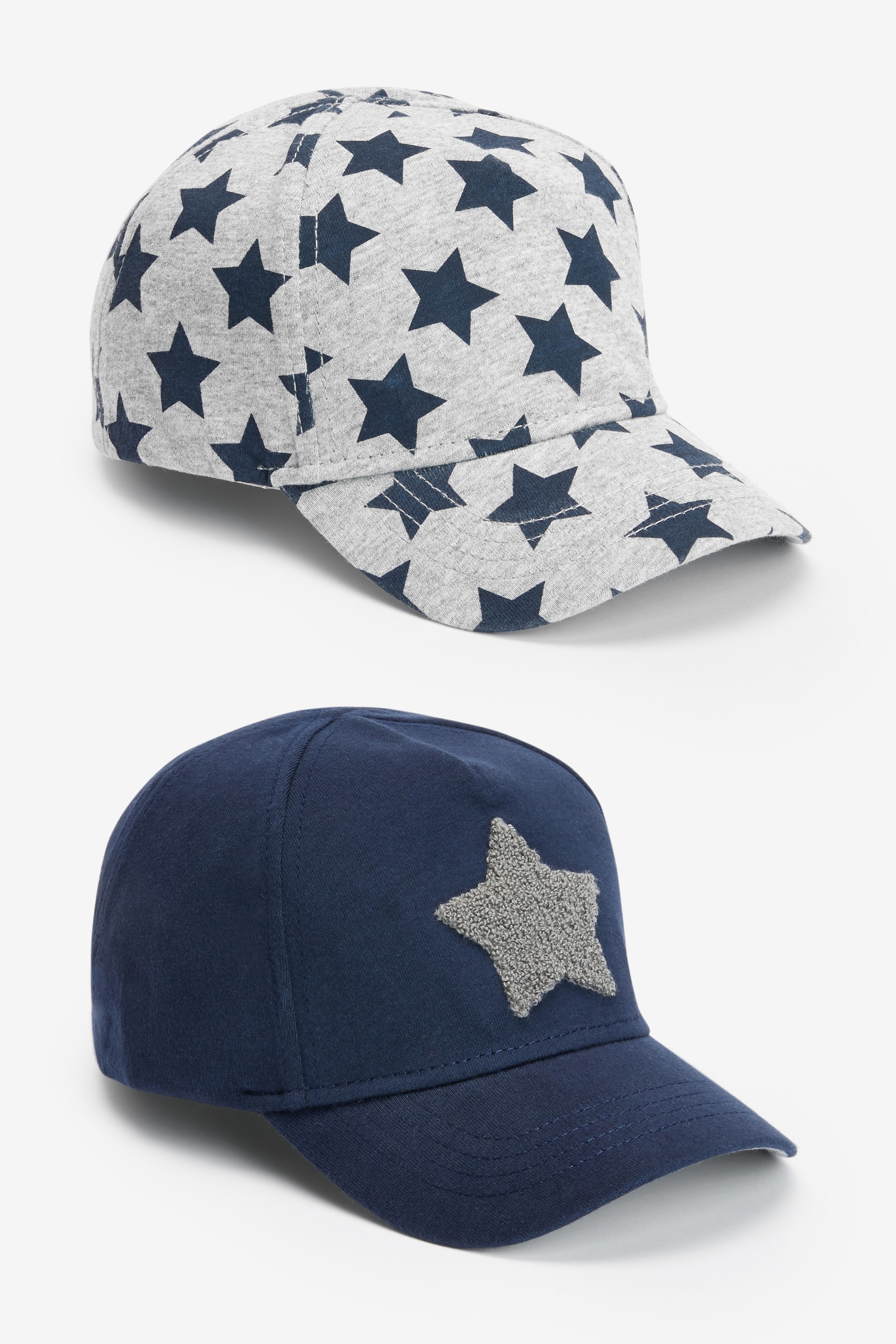 2 Pack Star Caps (3mths-10yrs)