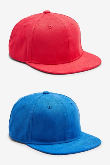 2 Pack Suede Caps (1-16yrs)