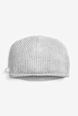 The Little Tailor Grey Baby Knitted Hat